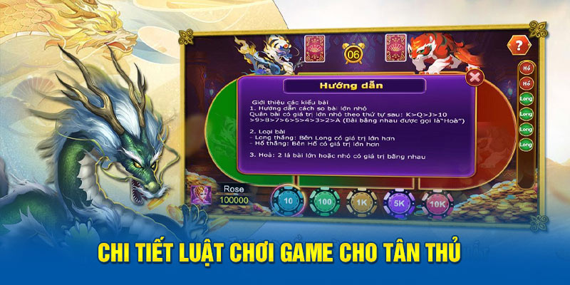 Chi tiết luật chơi game cho tân thủ